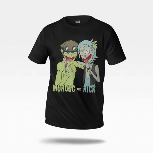 تیشرت ریک اند مورتی طرح موردوک و ریک (Murdoc and Rick)