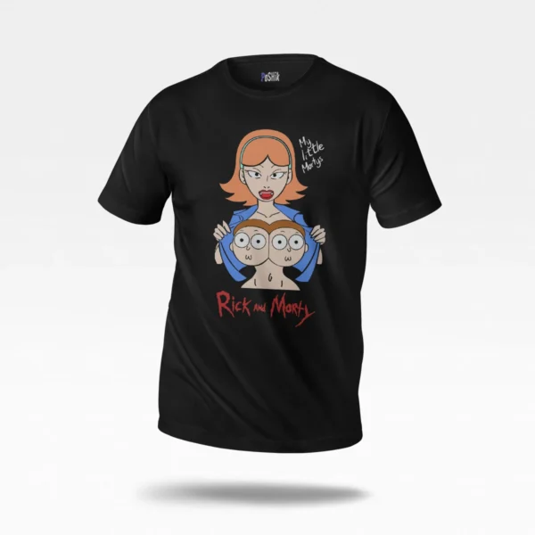 تیشرت ریک اند مورتی طرح مورتی‌های کوچولو (My Little Mortys)