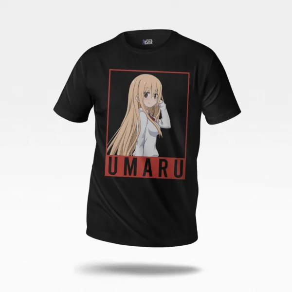 تیشرت انیمه اومارو طرح دخترانه قرمز (Umaru)