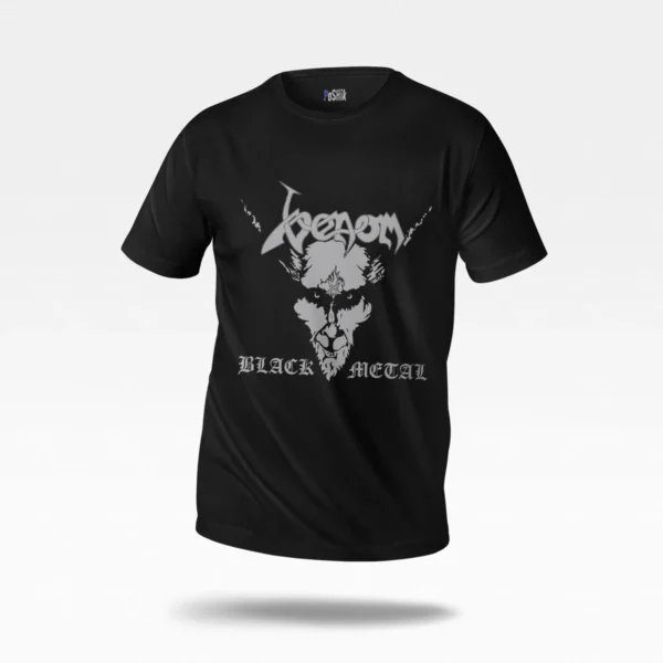 تیشرت ونوم طرح بلک متال (Venom)