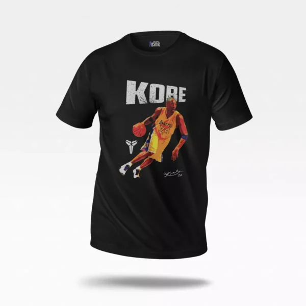 تیشرت کوبی برایانت طرح لیکرز شماره 24 (Kobe Bryant)