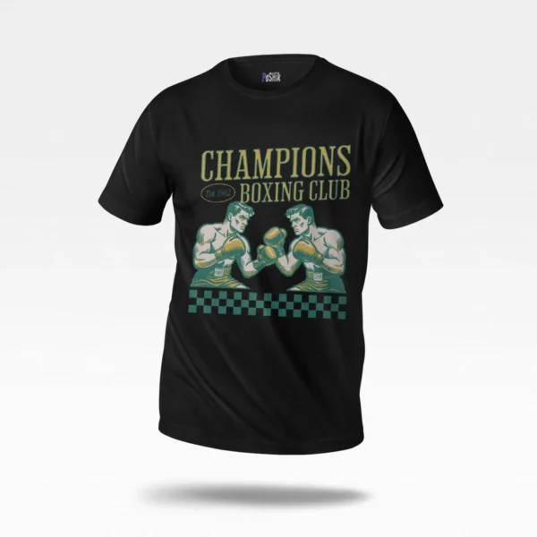 تیشرت بوکس طرح Champions Boxing Club