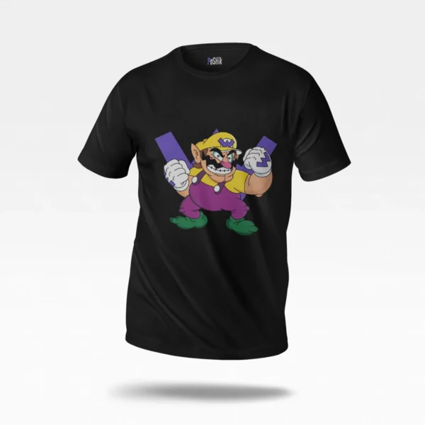 تیشرت سوپر ماریو طرح واریو عصبانی (Wario)
