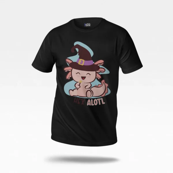 تیشرت اکسولوتل جادوگر طرح Hex Alotl