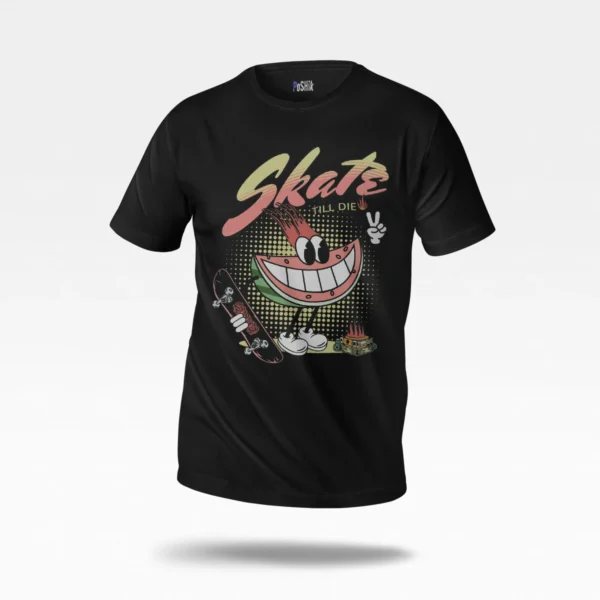 تیشرت اسکیت طرح Skate Till I Die