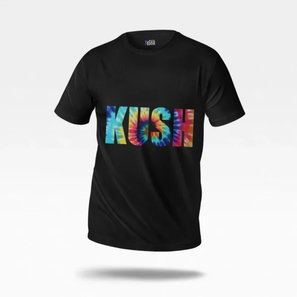تیشرت تایپوگرافی کوش طرح Tie Dye
