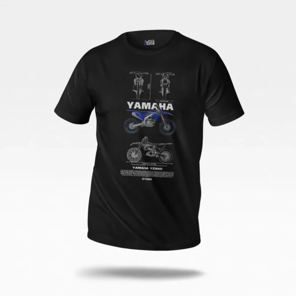 تیشرت موتور یاماها طرح YZ250