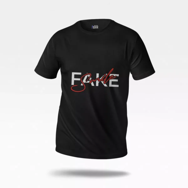 تیشرت نوشته Fake Smile