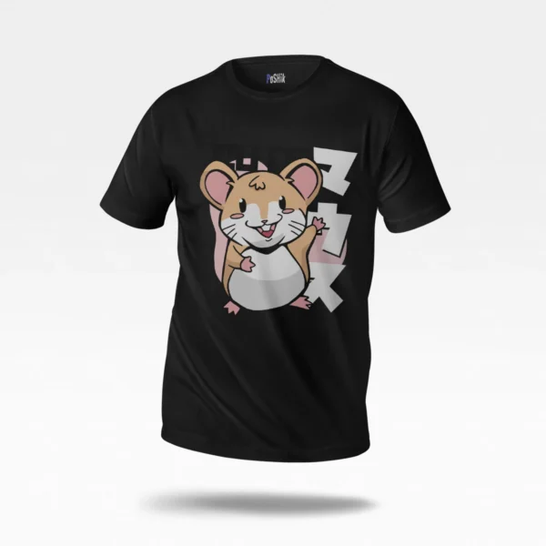 تیشرت همستر کارتونی طرح Kawaii