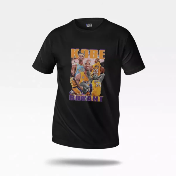 تیشرت کوبی برایانت طرح کلاژ بسکتبال (Kobe Bryant)