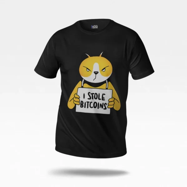 تیشرت بیت کوین طرح I Stole Bitcoins