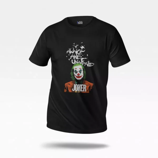 تیشرت جوکر طرح Awake and Unafraid (Joker)