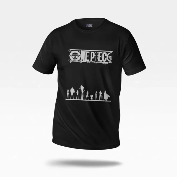 تیشرت انیمه وان پیس طرح سیلوئت (One Piece Silhouette)