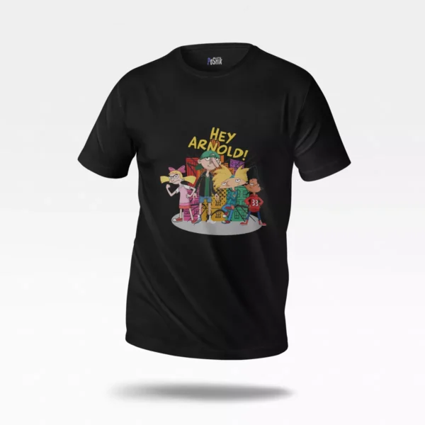 تیشرت کارتون هی آرنولد طرح گروهی (Hey Arnold)