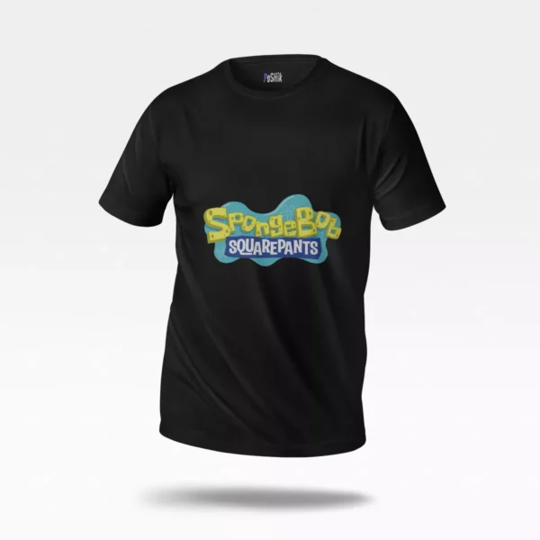 تیشرت باب اسفنجی طرح لوگوی SpongeBob SquarePants