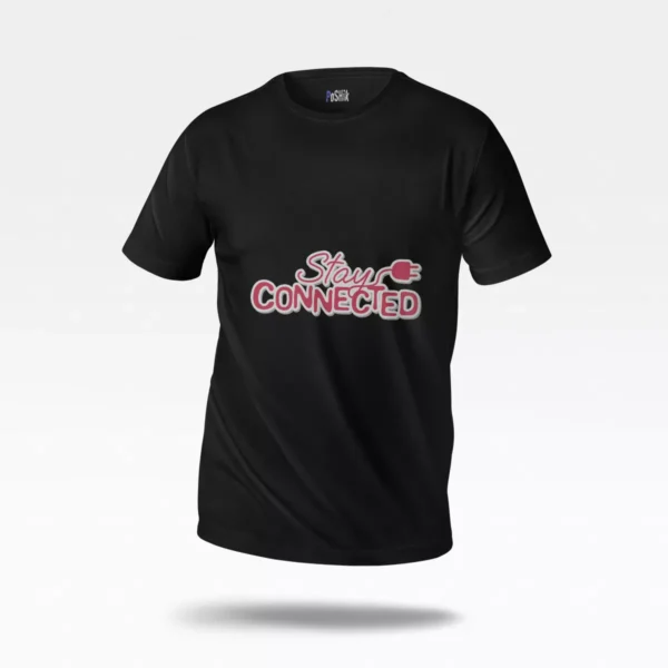 تیشرت نوشته Stay Connected