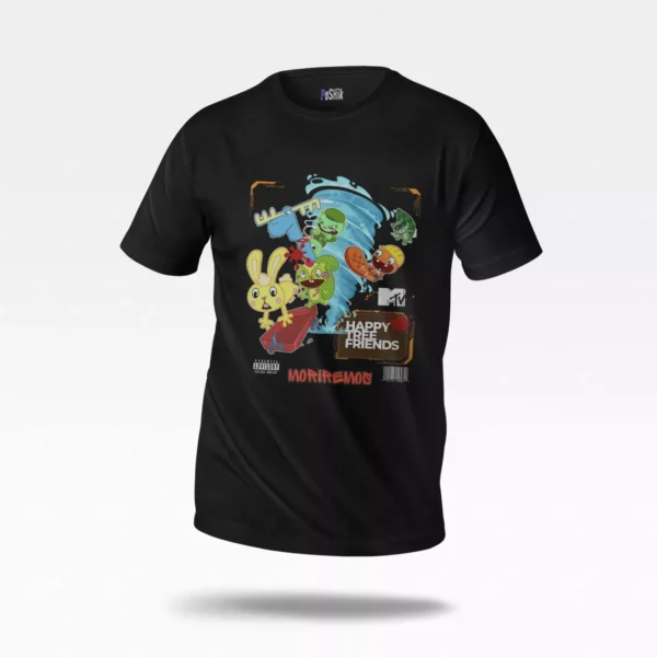تیشرت Happy Tree Friends طرح کارتونی گروهی