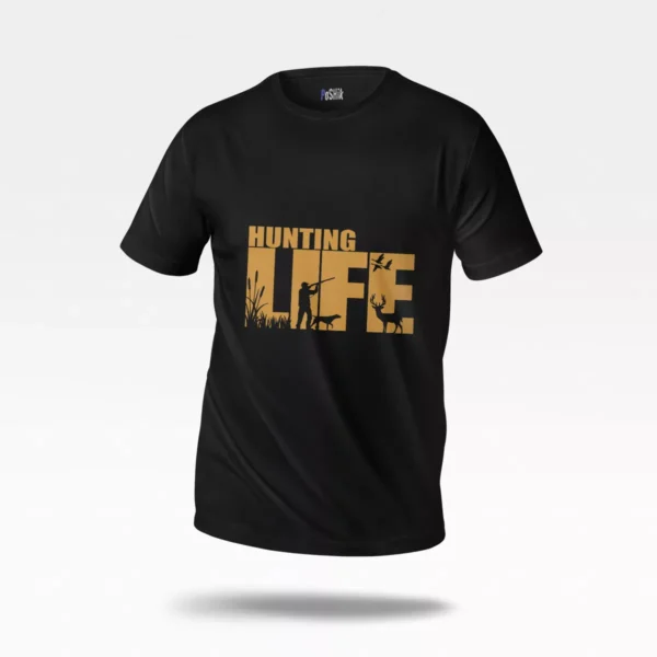 تیشرت شکار طرح Hunting Life