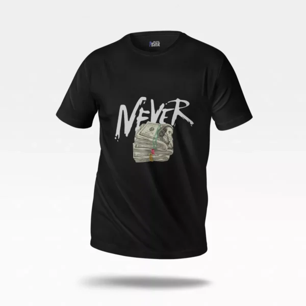 تیشرت استریت‌ویر طرح پول و Never