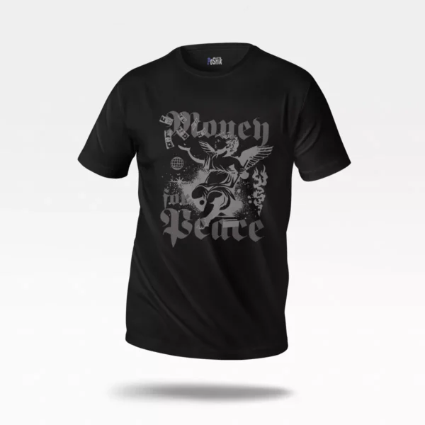 تیشرت فرشته گوتیک طرح Peace