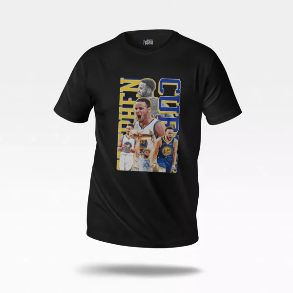 تیشرت بسکتبال استفن کری طرح گلدن استیت (Stephen Curry)