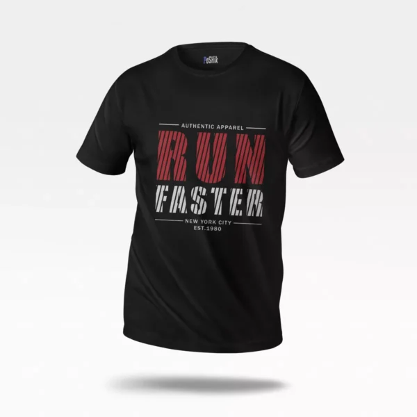 تیشرت رانینگ طرح Run Faster نیویورک