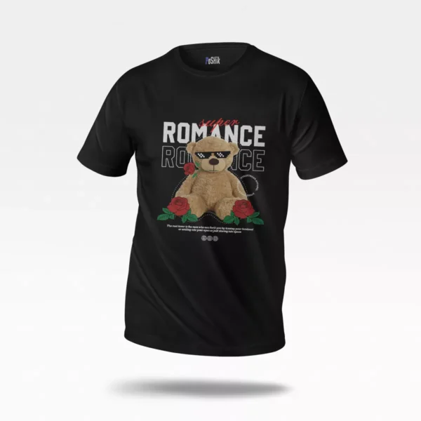 تیشرت خرس عروسکی طرح عاشقانه (Romance)