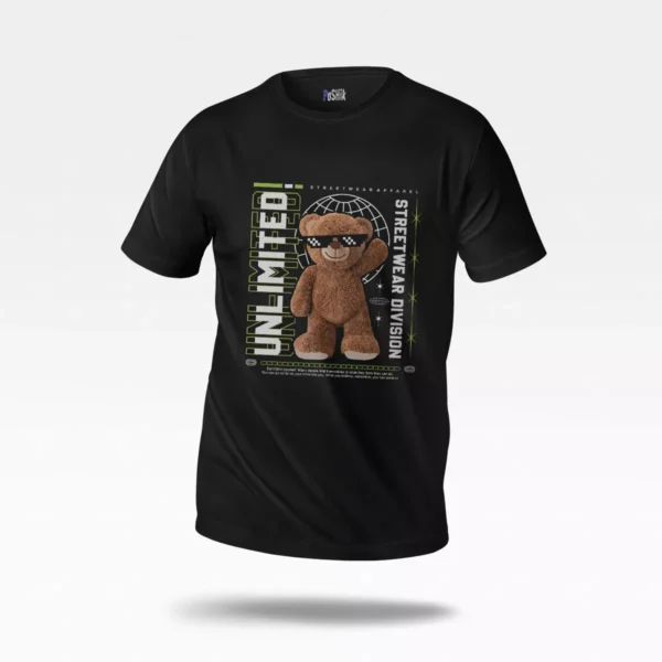 تیشرت خرس عروسکی طرح استریت‌ویر (Streetwear Division)