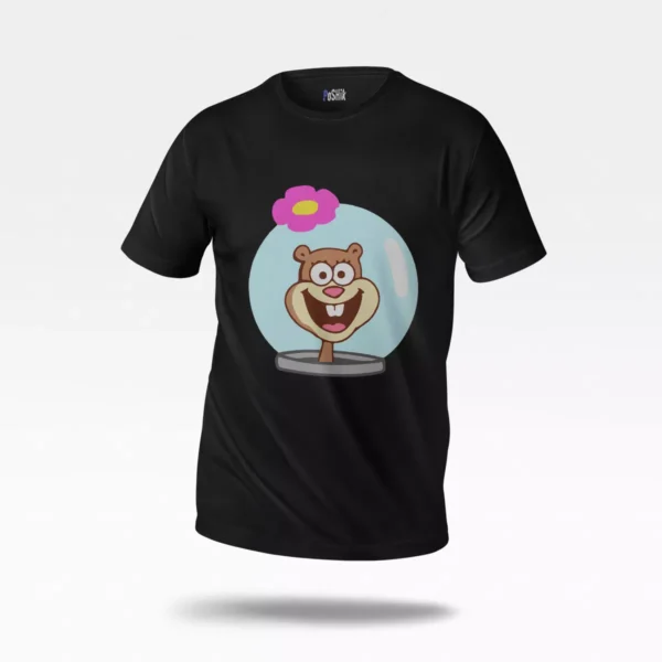 تیشرت باب اسفنجی طرح سندی چیکس (Sandy Cheeks)