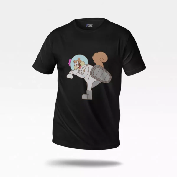 تیشرت باب اسفنجی طرح سندی چیکس رزمی (Sandy Cheeks)