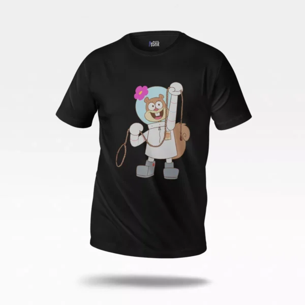 تیشرت باب اسفنجی طرح سندی چیکس کابوی (Sandy Cheeks)
