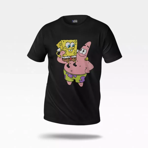 تیشرت باب اسفنجی طرح باب و پاتریک (SpongeBob & Patrick)