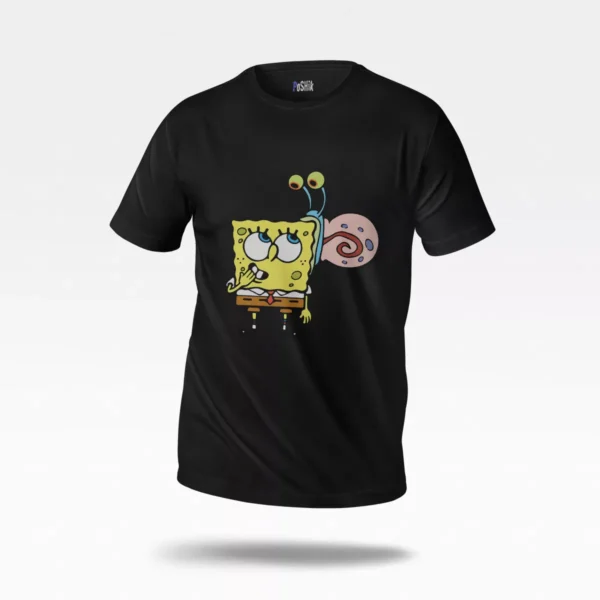 تیشرت باب اسفنجی طرح باب و گری (SpongeBob & Gary)