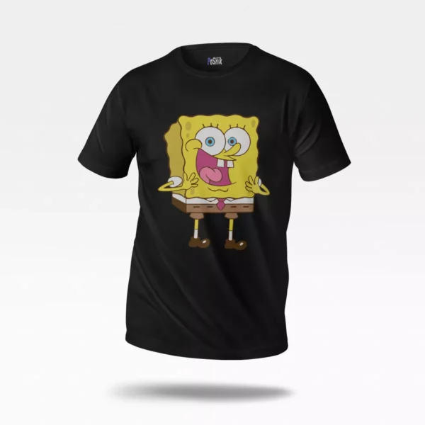 تیشرت باب اسفنجی طرح خنده بلند (SpongeBob)