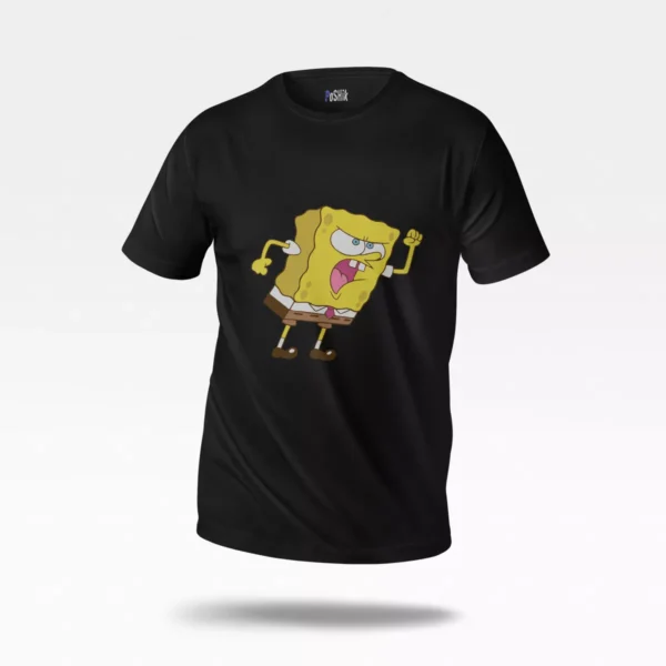 تیشرت باب اسفنجی طرح عصبانی (SpongeBob)