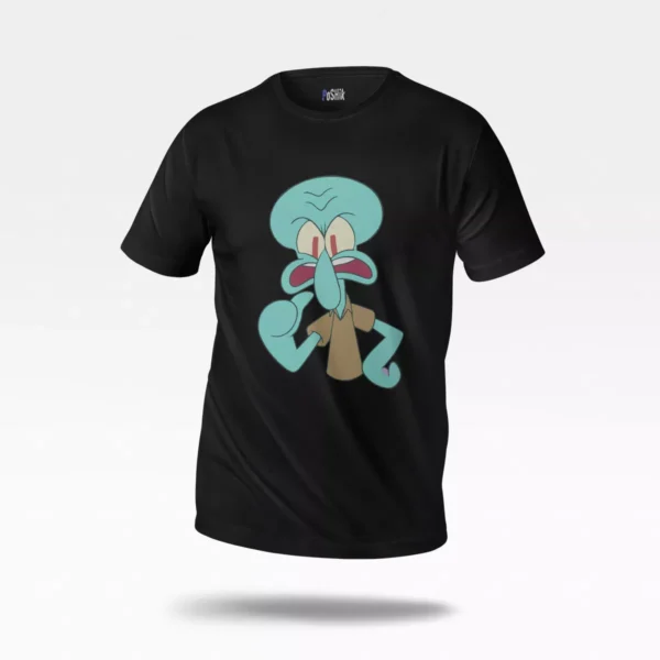 تیشرت باب اسفنجی طرح اسکوییدوارد کلافه (Squidward)
