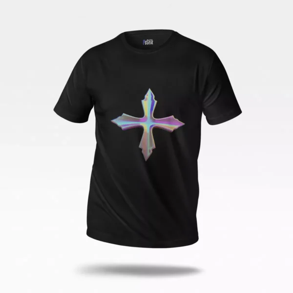 تیشرت طرح صلیب براق (Chrome Cross)