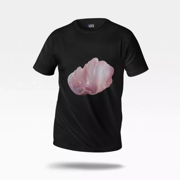 تیشرت طرح صدف پارچه‌ای براق (Chrome Silk Shell)