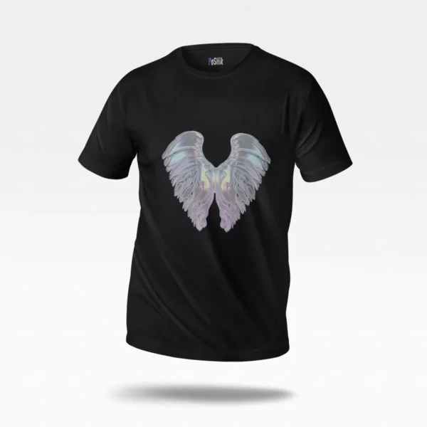 تیشرت طرح بال‌های براق (Chrome Wings)