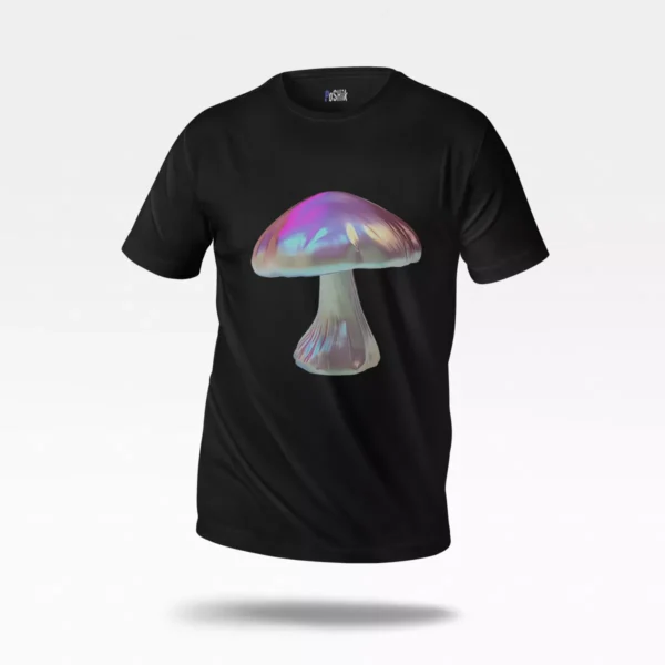 تیشرت طرح قارچ براق (Chrome Mushroom)