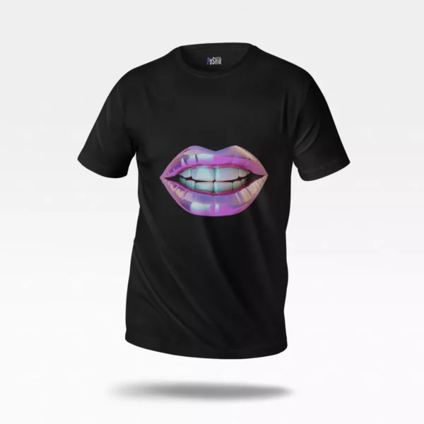 تیشرت طرح دهان براق (Chrome Mouth)