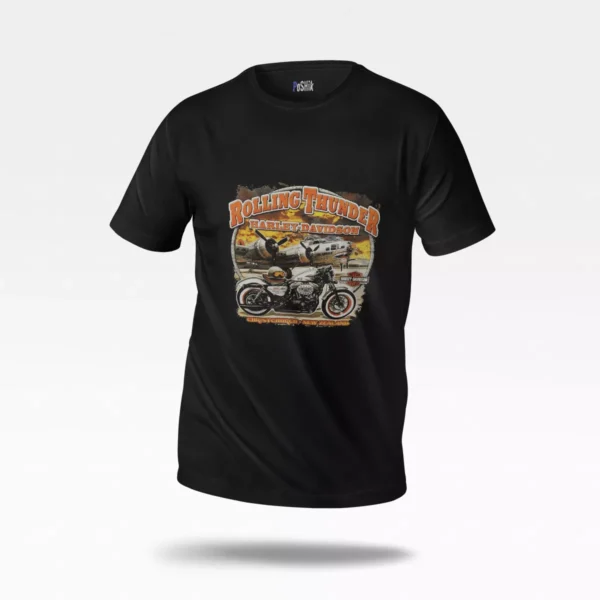 تیشرت هارلی دیویدسون طرح هواپیما Rolling Thunder