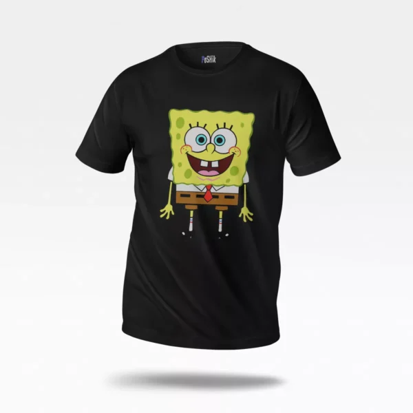 تیشرت باب اسفنجی طرح کارتونی (SpongeBob)