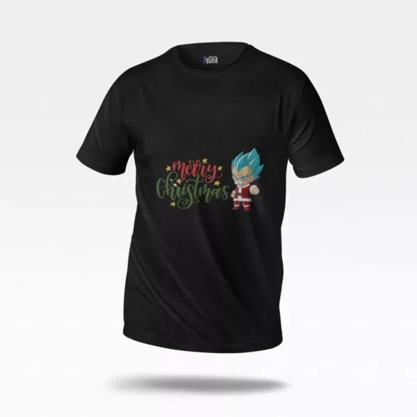 تیشرت کریسمس طرح وجیتا (Christmas Vegeta)