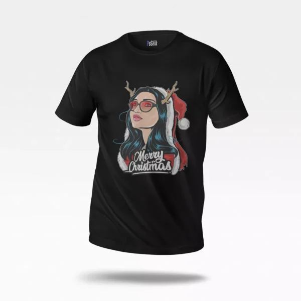 تیشرت کریسمس طرح دخترانه Merry Christmas
