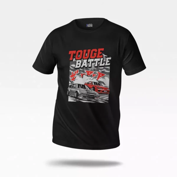 تیشرت ماشین اسپرت طرح نبرد توگه (Touge Battle)