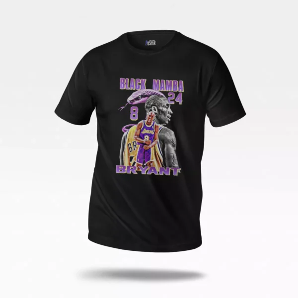 تیشرت کوبی برایانت طرح بلک مامبا (Kobe Bryant)