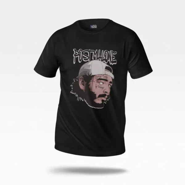 تیشرت پست مالون طرح پرتره (Post Malone)