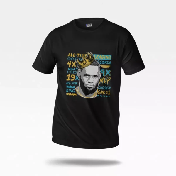 تیشرت لبران جیمز طرح بسکتبال (LeBron James)