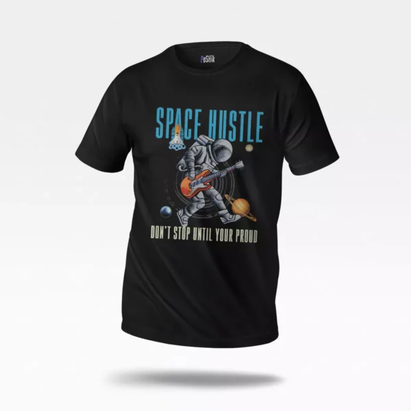 تیشرت فضانورد طرح اسپیس هاسل (Space Hustle)